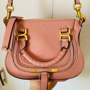 Chloe Mini Marcie Crossbody, Fallow Pink